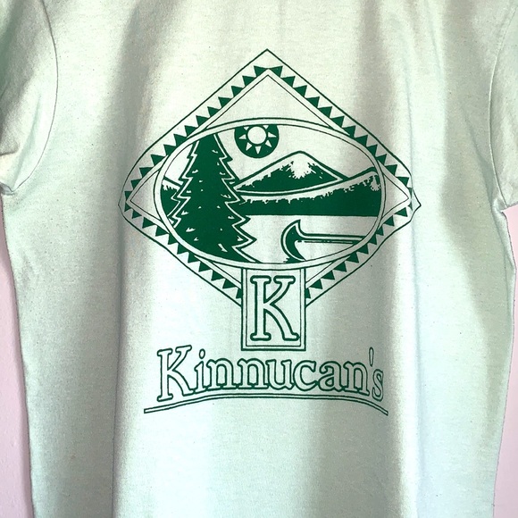 💚 Kinnucan’s Summer Camp Mint/Light Green Jerzees Women’s T-Shirt Medium 💚 - Picture 3 of 6
